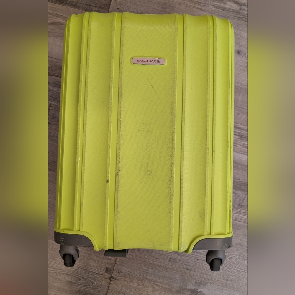 SwissGear Lime Green Suitcase
